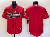 Men's Cleveland Guardians Blank Red With Patch Cool Base Stitched Baseball Jersey,baseball caps,new era cap wholesale,wholesale hats